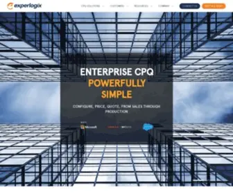 Experlogix.com(CPQ) Screenshot