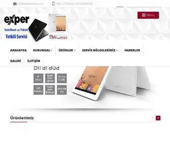 Experservisi.com(EXPER Servisi Toti Bilgisayar Ltd) Screenshot