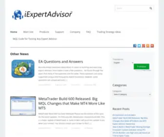 Expert-Advisor-Builder.com(The iExpertAdvisor Blog) Screenshot