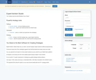 Expert-Advisor-Studio.com(Forex Software) Screenshot