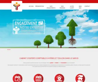 Expert-Comptable-Var.com(Cabinet d'expert comptable à Toulon et Hyères) Screenshot