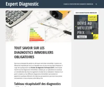 Expert-Diagnostic.fr(Diagnostic immobilier obligatoires) Screenshot