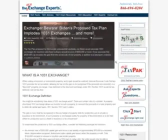 Expert1031.com(1031 Exchange Experts) Screenshot