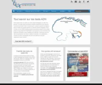 Expertadn.fr(Tout savoir sur les tests ADN) Screenshot