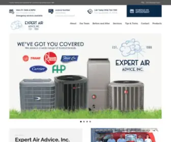 Expertairadvice.com(Expert Air Advice) Screenshot