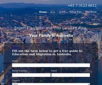 Expertasia.com.au(Expert Education and Visa Services Asia in Brisbane) Screenshot