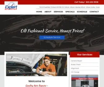 Expertautopdx.com(Expert Auto Repair) Screenshot