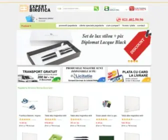 Expertbirotica.ro(Magazin online de papetarie si birotica din bucuresti) Screenshot