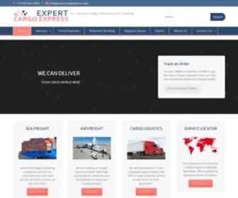 Expertcargoexpress.com(Air, Sea and Cargo Shipment and Tracking) Screenshot