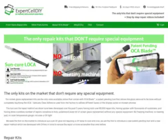 Expertcelldiy.com(DIY cell phone screen repair without special equipment) Screenshot