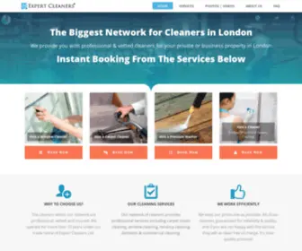 Expertcleaners.co.uk(Domestic Cleaning London by Expert Cleaners Ltd) Screenshot