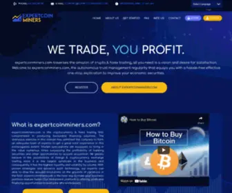 Expertcoinminers.com(expertcoinminers) Screenshot