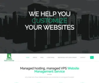 Expertcustomize.com(Expert Website Management Service) Screenshot