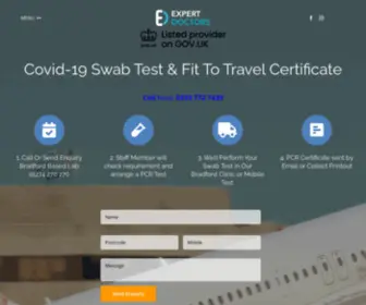 Expertdoctors.uk(19 Swab Test & Fit To Travel Certificate) Screenshot