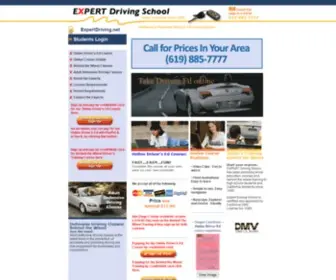 Expertdriving.net(California Premier Drivers Ed Course Online) Screenshot