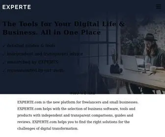 Experte.com(Find the Best Tools and Services for Your Business) Screenshot