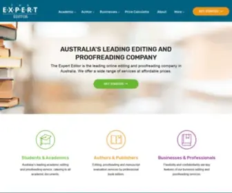 Experteditor.com.au(Professional Editing Services) Screenshot