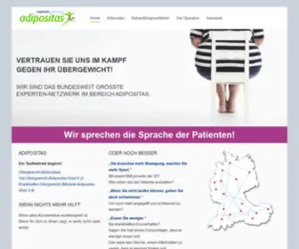 Experten-Netzwerk-Adipositas.de(Hilfe bei Diät und Abnehmen) Screenshot