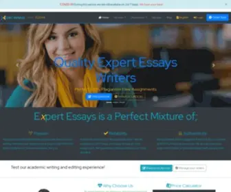 Expertessayswriters.com(Expert Essays Writers) Screenshot