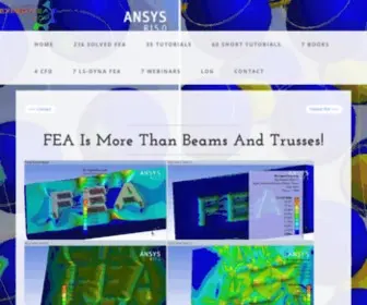 Expertfea.com(Best ANSYS Workbench tutorials and solved FEA) Screenshot