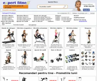 Expertfitness.ro(Aparate Fitness la cele mai bune preturi Expert in fitness) Screenshot