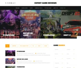 Expertgamereviews.com(Gaming news) Screenshot