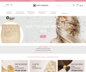 Experthairextensions.co.uk(Human Hair Extension) Screenshot