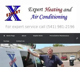 Expertheatingandair.com(Heating and Air Conditioning) Screenshot