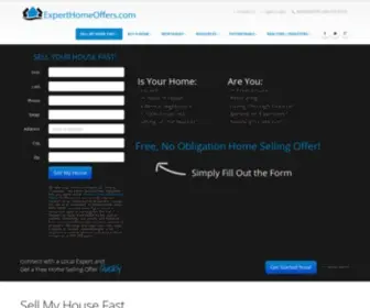 Experthomeoffers.com(Sell My House Fast) Screenshot