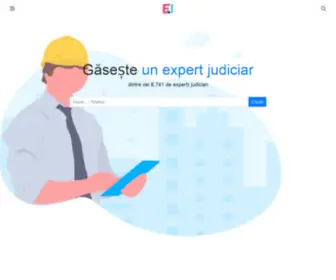 Experti-Judiciari.ro(Experti judiciari) Screenshot