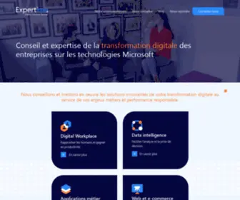 Expertime-Consulting.com(Conseil en Transformation Digitale) Screenshot