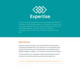 Expertisecommunity.com(About Expertise) Screenshot