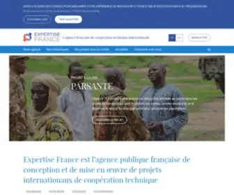 Expertisefrance.fr(Expertise France) Screenshot