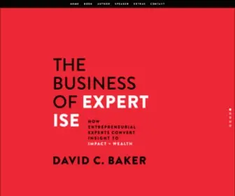 Expertise.is(The Business of Expertise) Screenshot