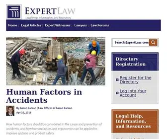 Expertlaw.com(Legal Help) Screenshot