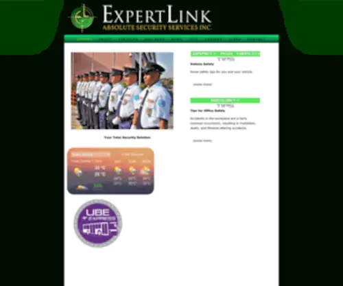 Expertlinksecurity.com(Expert Link Security) Screenshot