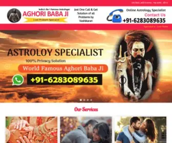 Expertloveguru.info(Love AGHORI BABA JI) Screenshot