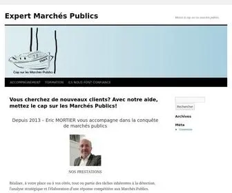 Expertmarchespublics.com(Expert Marchés Publics) Screenshot