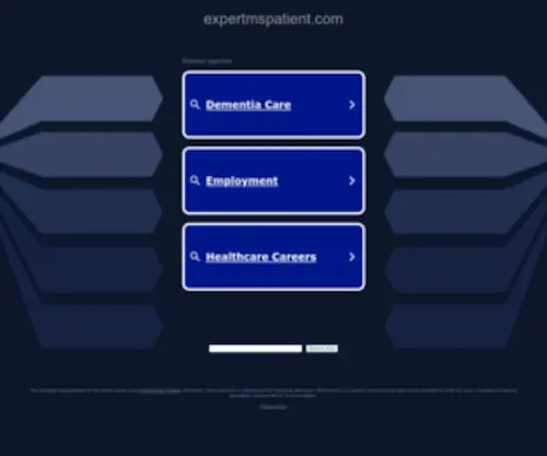 Expertmspatient.com(Expertmspatient) Screenshot