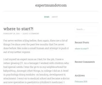 Expertmum.com(Expertmumdotcom) Screenshot