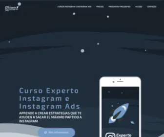 Expertoinstagram.com(Cursos Online de Instagram e Instagram Ads "Experto en Instagram") Screenshot