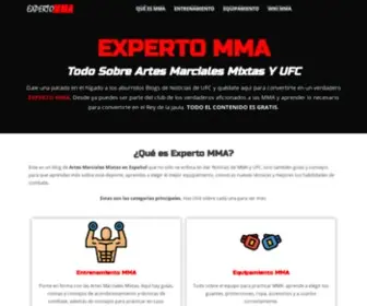 Expertomma.com(El Mejor Blog de UFC y Artes Marciales Mixtas) Screenshot