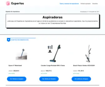 Expertosenaspiradoras.com(Las 14 Mejores ASPIRADORAS en 2021) Screenshot