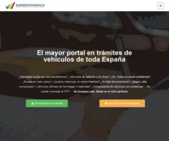 Expertotrafico.com(Portal de expertos en trámites DGT) Screenshot