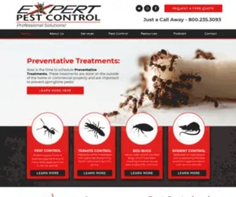 Expertpestcontrol.net(Eliminate your Pest problem. 29 years of Experience. Serving Massachusetts) Screenshot