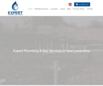 Expertplumbing.com.au(Expert Plumbing & Gas Services) Screenshot