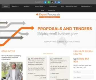 Expertproposals.com.au(Tender Writer) Screenshot