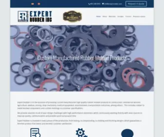 Expertrubber.com(Expert Rubber Inc) Screenshot