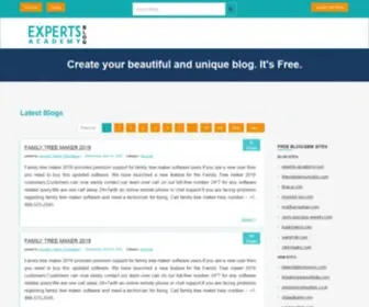 Experts-Academy.com(Best Free Article Submission Site) Screenshot