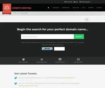 Experts-Hosting.info(Portal Home) Screenshot